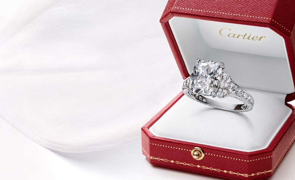 cartier wedding rings for her